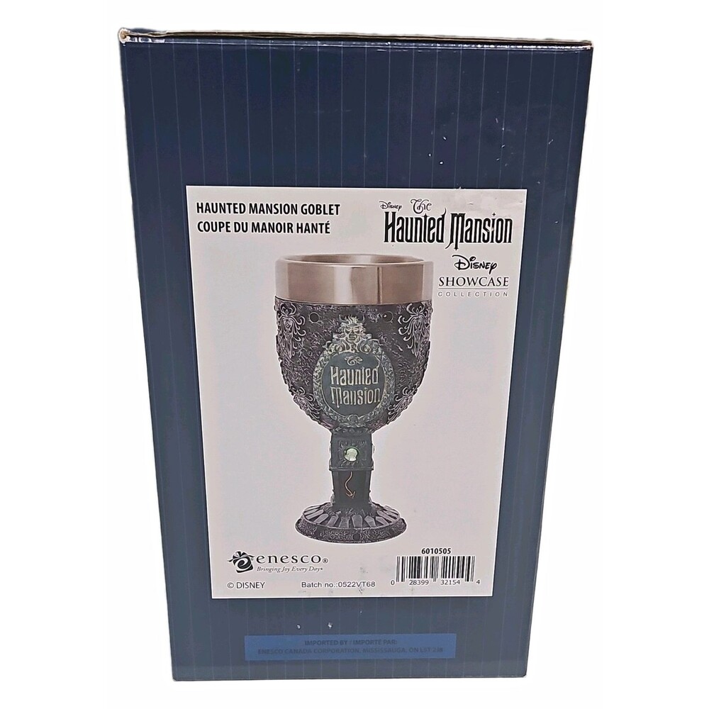 Enesco Disney Showcase Collection Haunted Mansion Goblet Glass 6010505